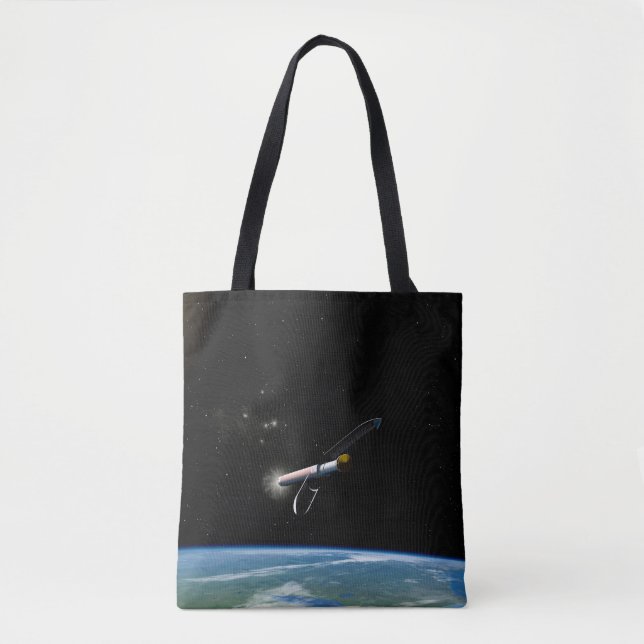 Tote Bag L'Atlas V541 Lance Le Véhicule En Orbite. (Devant)