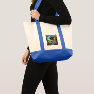 Tote Bag L'attaque du légume mutant Colossus à impulsion