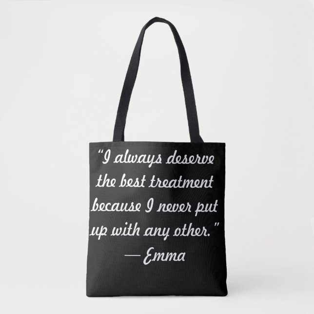 Tote Bag L'attitude d'Emma (Devant)