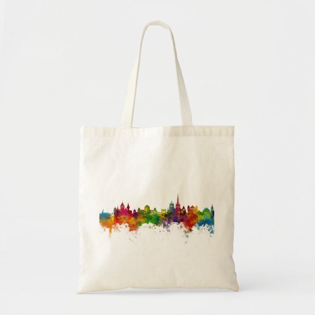 Tote Bag Lausanne Switzerland Skyline (Devant)