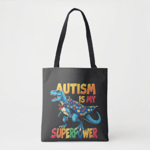 Tote Bag L'autisme est ma superpuissance Sensibilisation su