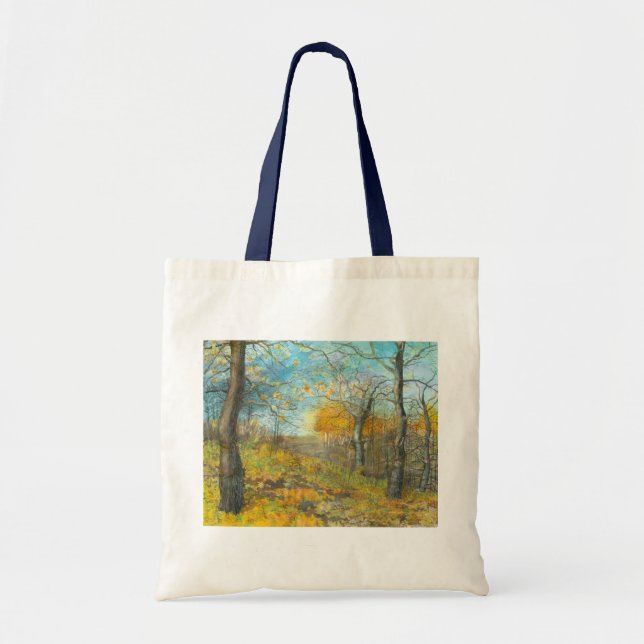 Tote Bag L'automne d'or dans une chênaie (Devant)