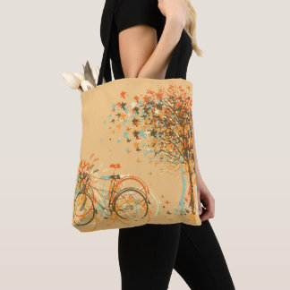 Tote Bag L'automne laisse les arbres #4
