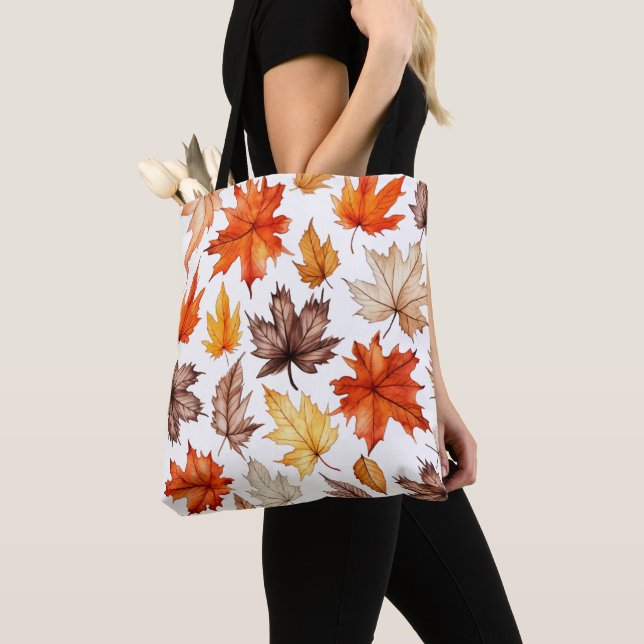 Tote Bag L'Automne Lumineux Laisse L'Illustration Botanique (De près)