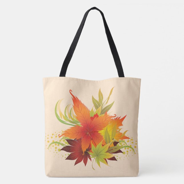 Tote Bag L'automne part Thanksgiving (Dos)