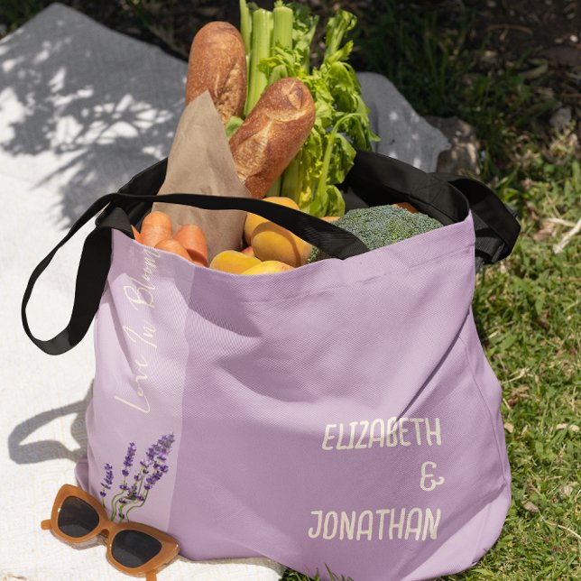 Tote Bag Lavender Love Mariage (Créateur téléchargé)
