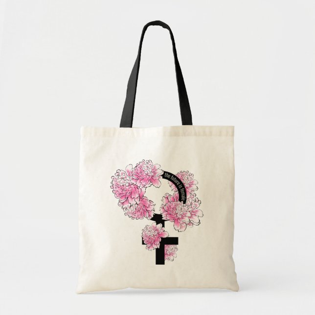 Tote Bag L'avenir est féminin (Devant)