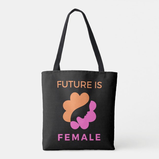Tote Bag L'Avenir Est Femme Féministe (Dos)