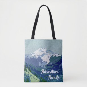 Tote Bag L'aventure attend le mont Hood