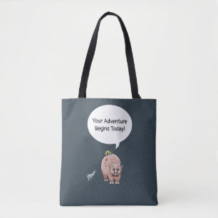 Tote Bag L'aventure scolaire des dinosaures commence !