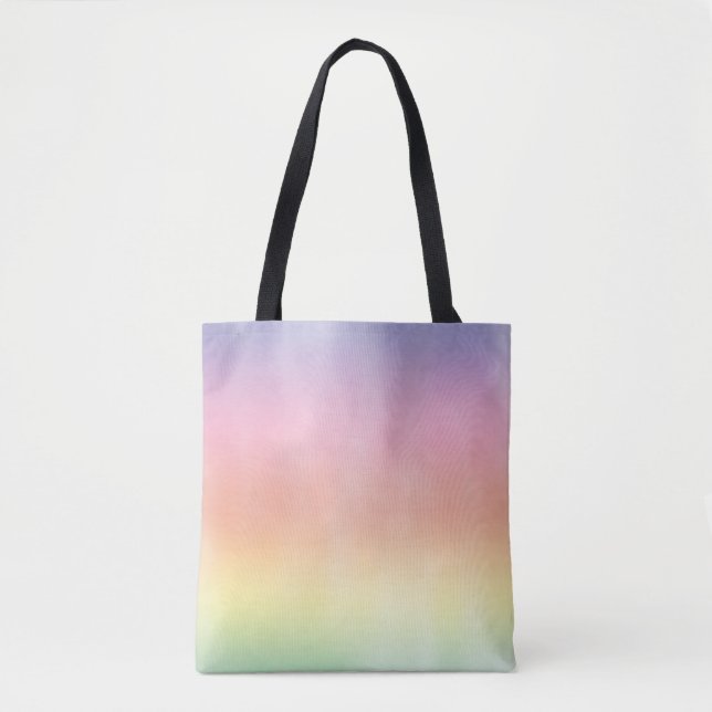 Tote Bag Laver arc-en-ciel dégradé (Devant)