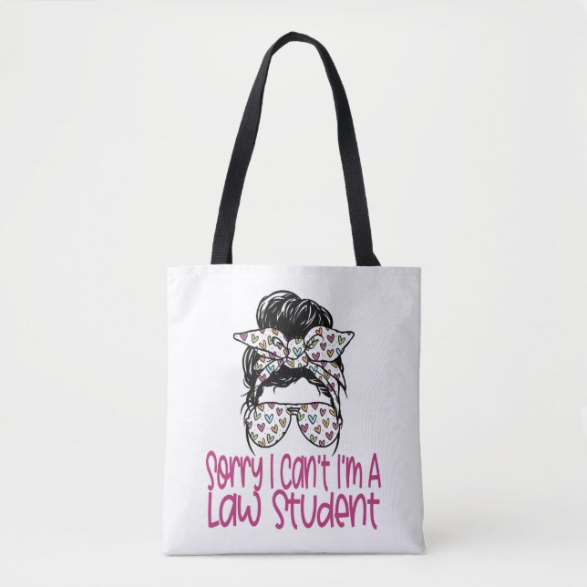 Tote Bag Law School Student Future Avocat Drôle Cadeau (Devant)
