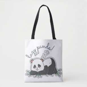 Tote Bag Lazy Panda
