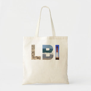 Tote Bag LBI Long Beach Island NJ Photo Beach, Ocean, Ligh