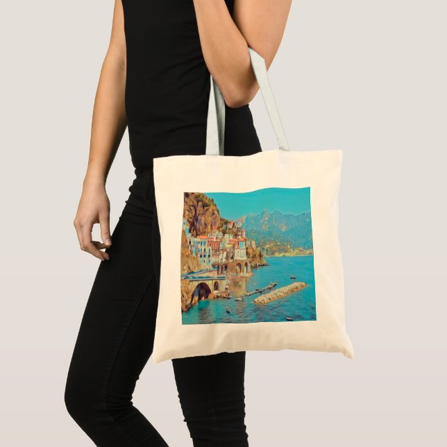 Tote Bag ldp ATRANI - Côte d'Amalfi - (Devant (produit))