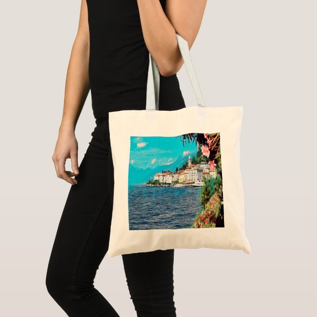 Tote Bag ldp BELLAGIO - Lac de Côme - (Devant (produit))