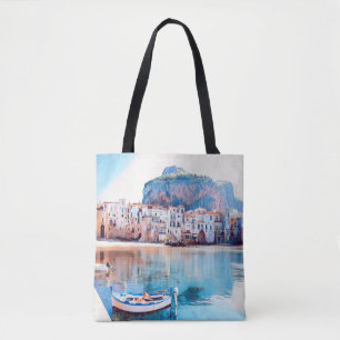 Tote Bag ldp CEFALÙ - Sicile - plage - panorama