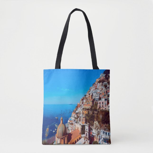 Tote Bag ldp POSITANO - Côte d'Amalfi - Panorama (Devant)