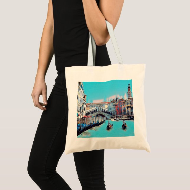 Tote Bag ldp VENICE - gondolas - rialto - (Devant (produit))