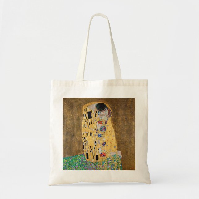 Tote Bag Le Baiser par Gustav Klimt (Devant)