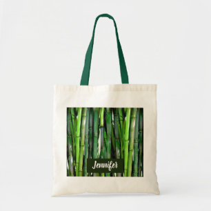 Tote Bag Le Bambou vert Stalks Photographie de la nature