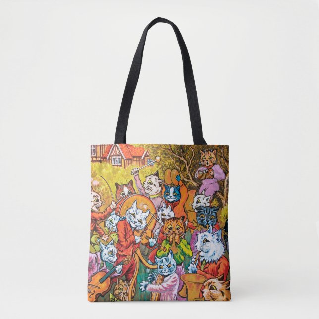 Tote Bag Le Band Joue, Louis Wain (Devant)