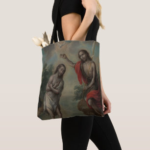 Tote Bag Le Baptême du Christ par Nicolás Enríquez