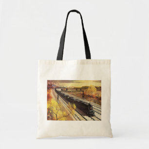 Tote Bag Le bateau-citerne de chemin de fer de la
