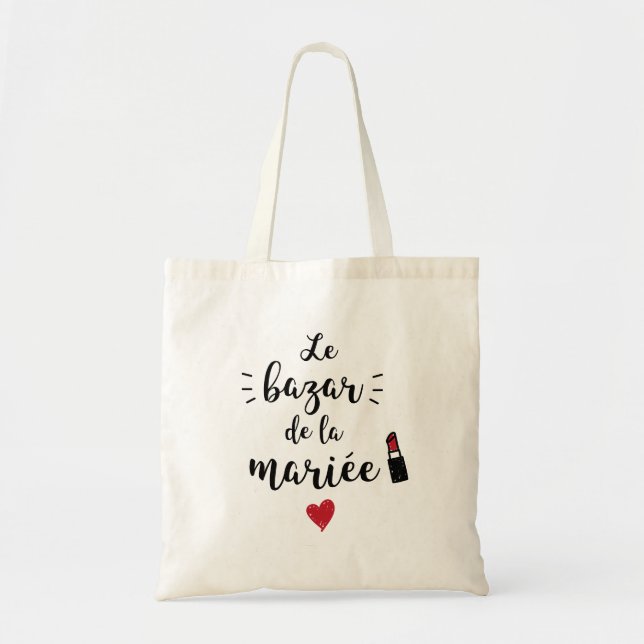 Tote Bag - Le Bazar de la mariée (Devant)