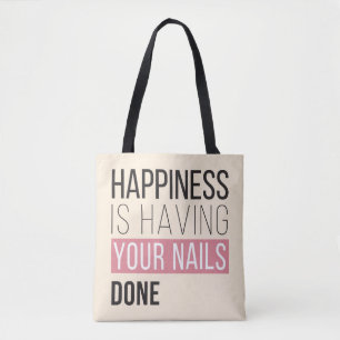 Tote Bag Le bonheur a vos clous faits