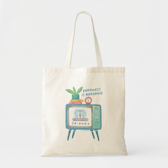 Tote Bag Le bonheur c'est de regarder FRIENDS™ (Devant)