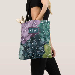 Tote Bag Le bonheur d'usine du monogramme élèvent