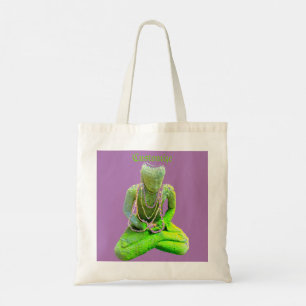Tote Bag Le Bouddha vert de Mossy méditant Thunder_Cove