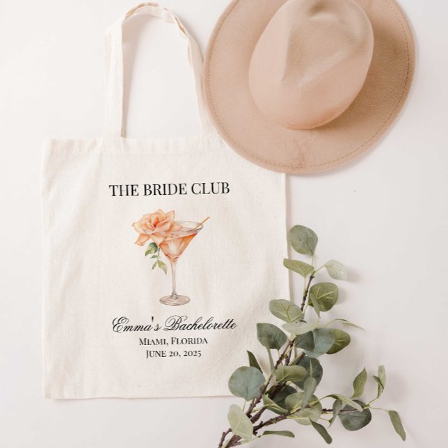 Tote Bag Le Bride Club Blush Cocktail Canvas (The Bride Club Canvas Tote.
Customize the front and/or the back.)