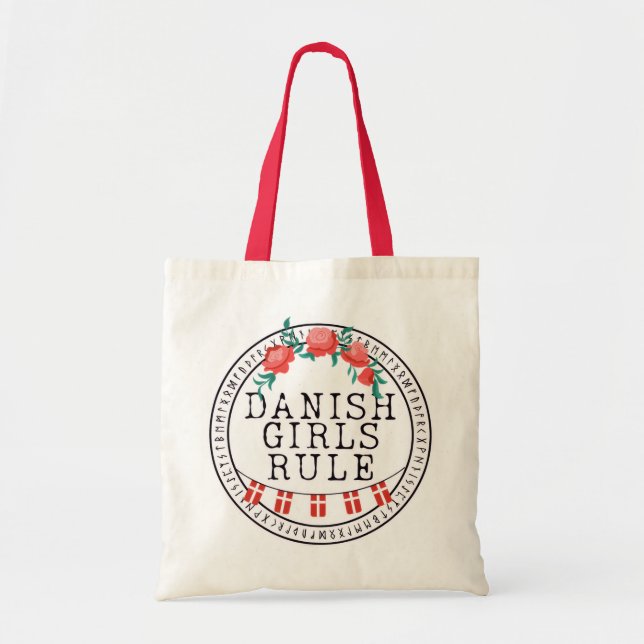 Tote Bag Le budget de la fille danoise Fourre-tout (Devant)