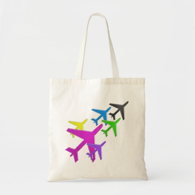 Tote Bag Le cadeaux d'AVION versent le d'avion de flotte (Devant)