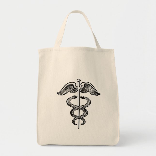 Tote Bag Le caducée (Devant)