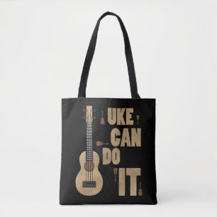 Tote Bag Le calembour Uke d'Ukelele peut le faire Hawaïen