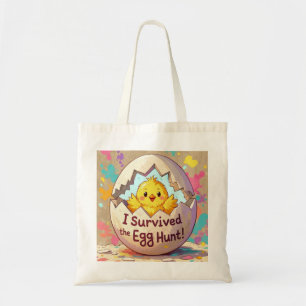 Tote Bag Le Canard A Survécu À La Chasse Aux Oeufs De Pâque