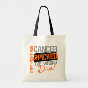 Tote Bag Le Cancer de leucémie a sélectionné la diva fau