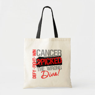 Tote Bag Le Cancer de sang a sélectionné la diva fausse