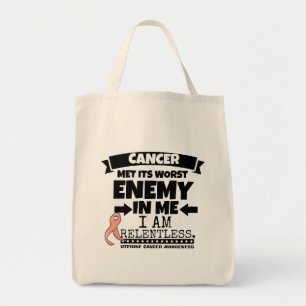 Tote Bag Le Cancer utérin a rencontré son plus mauvais