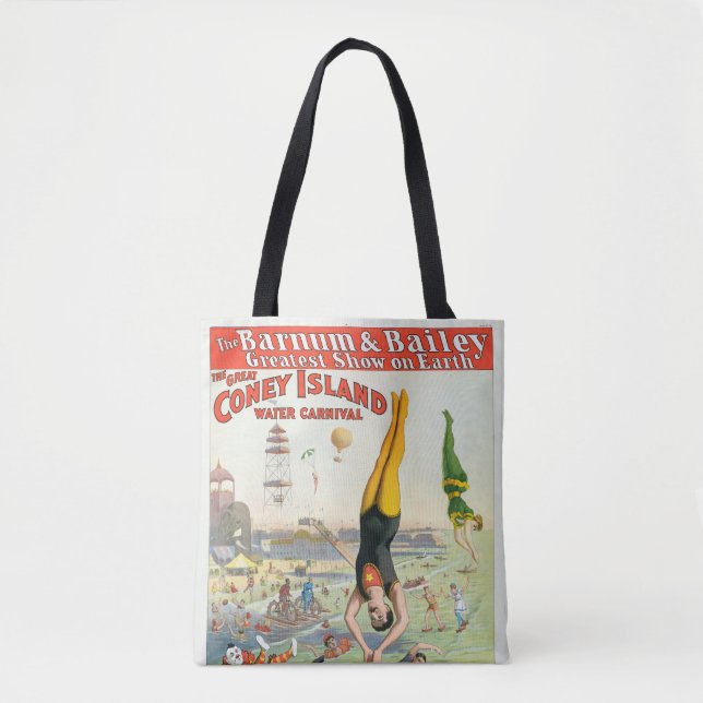 Tote Bag Le Carnaval de la Grande île de Coney (Devant)