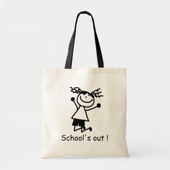 Tote Bag Le cartable de maître d'école élémentaire/primaire (Devant)