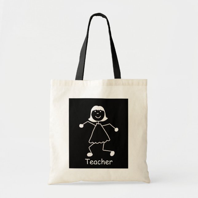 Tote Bag Le cartable du professeur personnalisé (Devant)