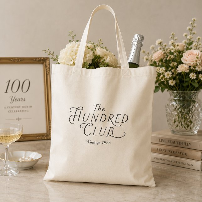 Tote Bag Le Centenaire du Hundred Club (Créateur téléchargé)
