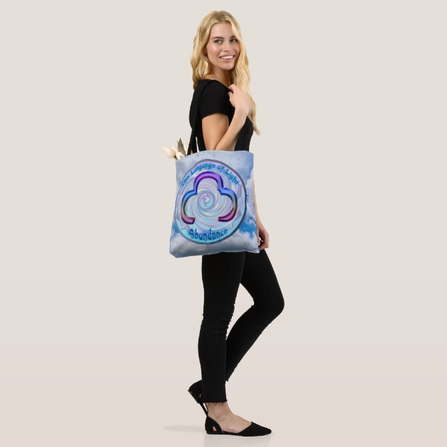 Tote Bag Le chakra de la gorge - Symbole Abondance (Sur le modèle)