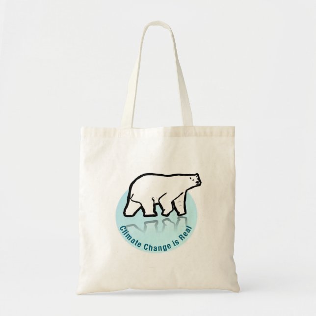 Tote Bag Le changement climatique est vrai (Devant)
