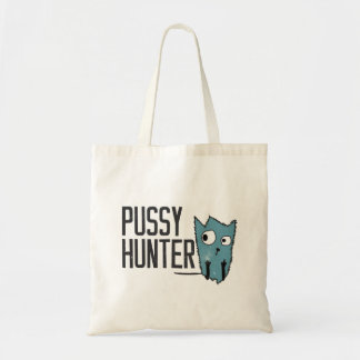 Tote Bag Le chasseur de chat vient