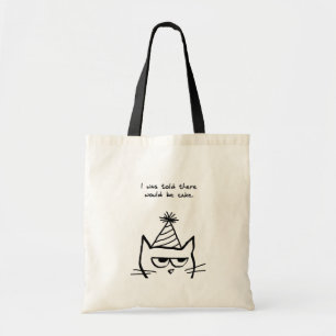Tote Bag Le chat déteste des anniversaires - chat drôle